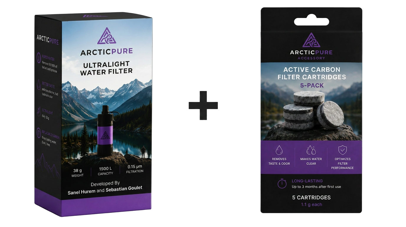 ArcticPure Bundle — Filter + 5-pack Kolfilter